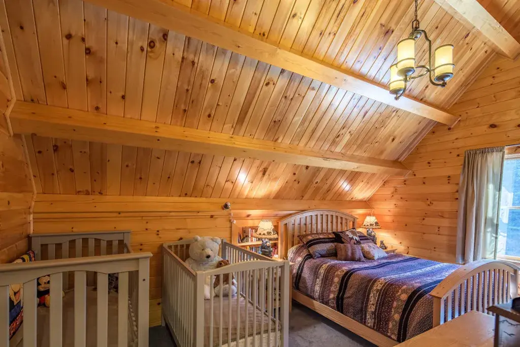 Custom Plan 09987 cedar log home, photo 10