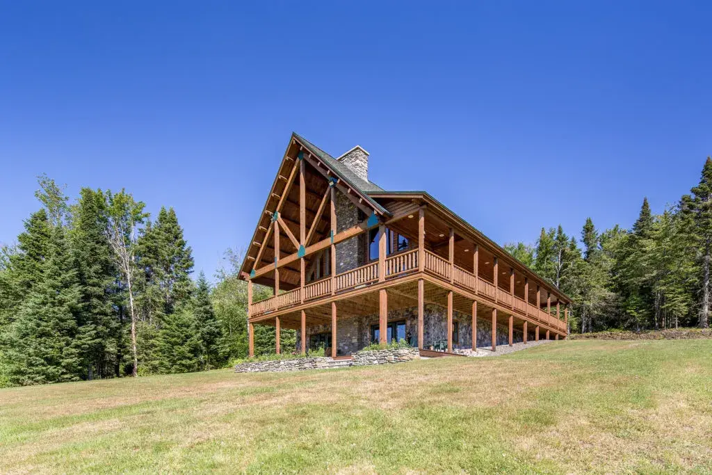 Custom Plan 09987 cedar log home, photo 18