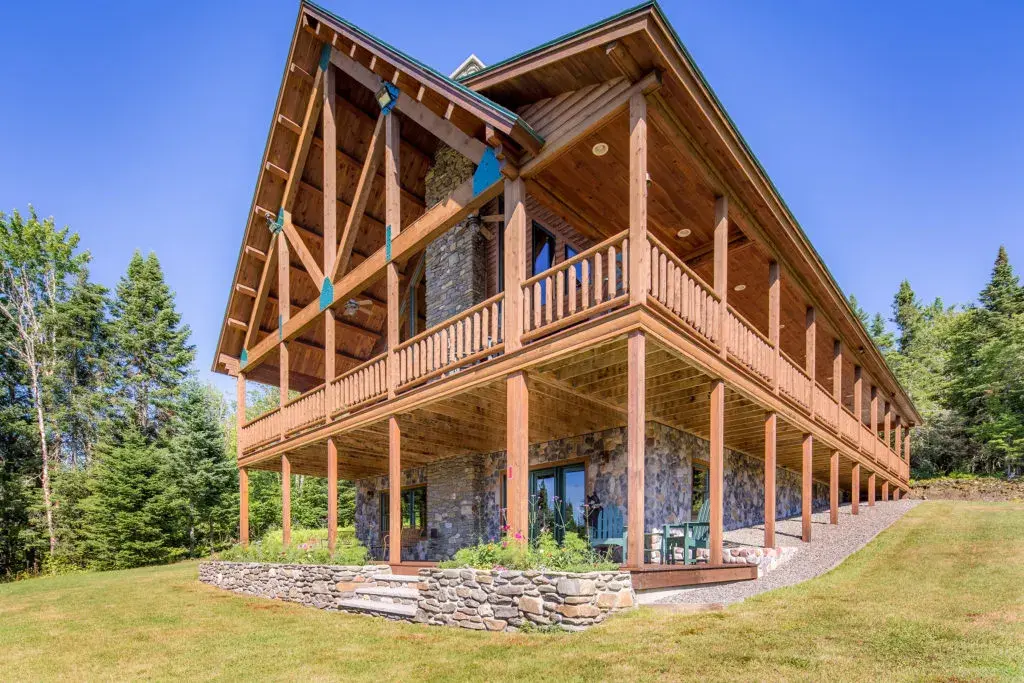 Custom Plan 09987 cedar log home, photo 19