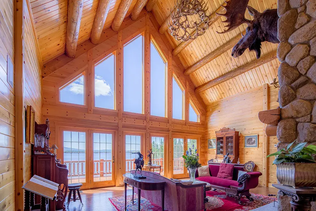 Custom Plan 12234 cedar log home, photo 6