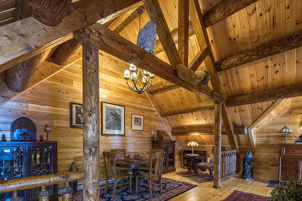 Custom Plan 12234 cedar log home, photo 12