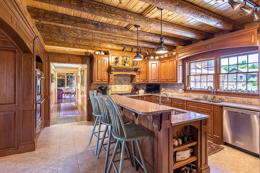 Custom Plan 12234 cedar log home, photo 18
