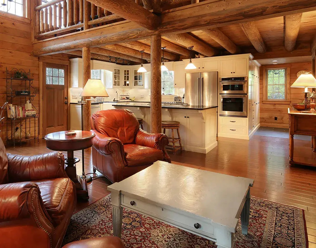 Custom Plan 17663 cedar log home, photo 6