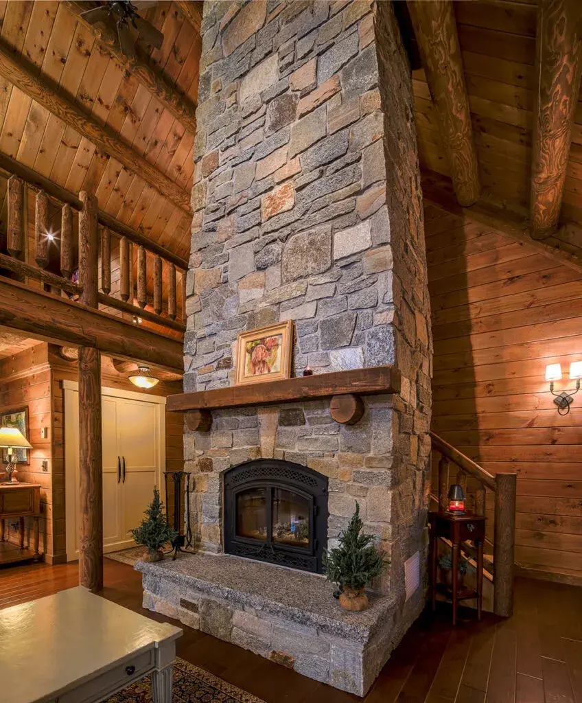 Custom Plan 17663 cedar log home, photo 8