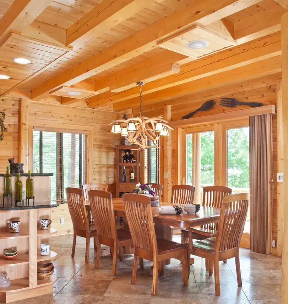 Lakeview 06637 cedar log home, photo 6