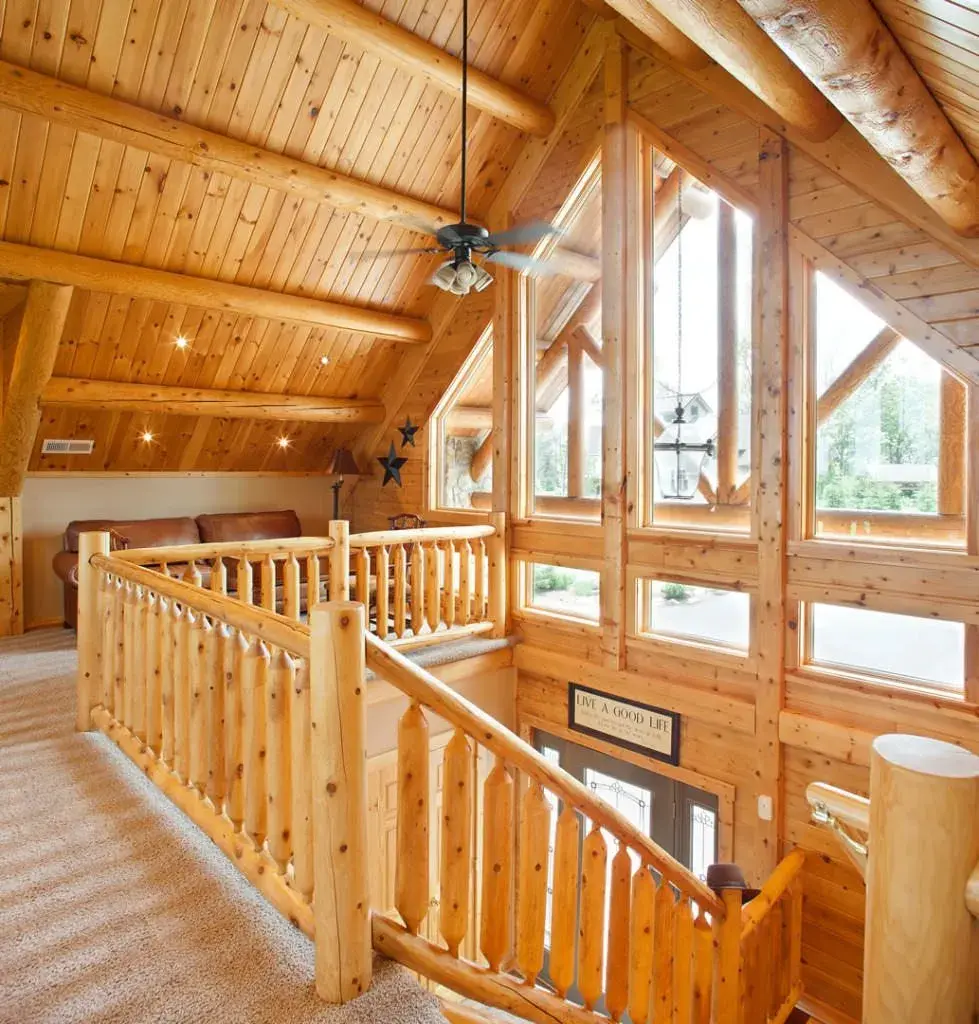Lakeview 06637 cedar log home, photo 7