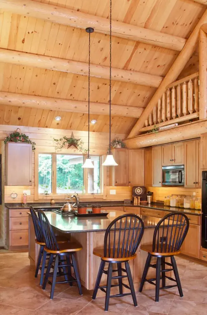Zerbe 07805 cedar log home, photo 1