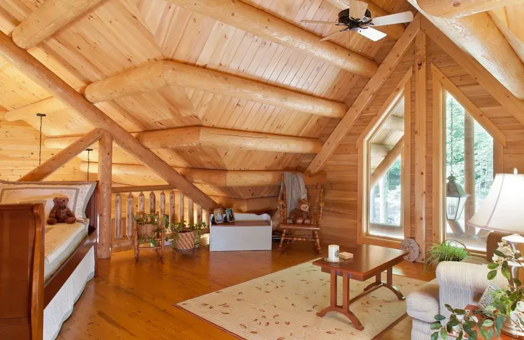 Zerbe 07805 cedar log home, photo 4