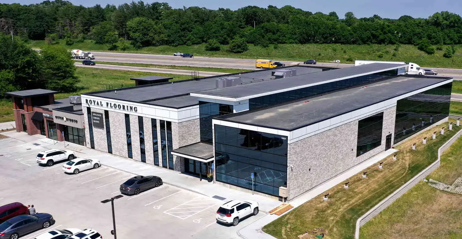 Commercial building exterior from the EPS office and retail collection
