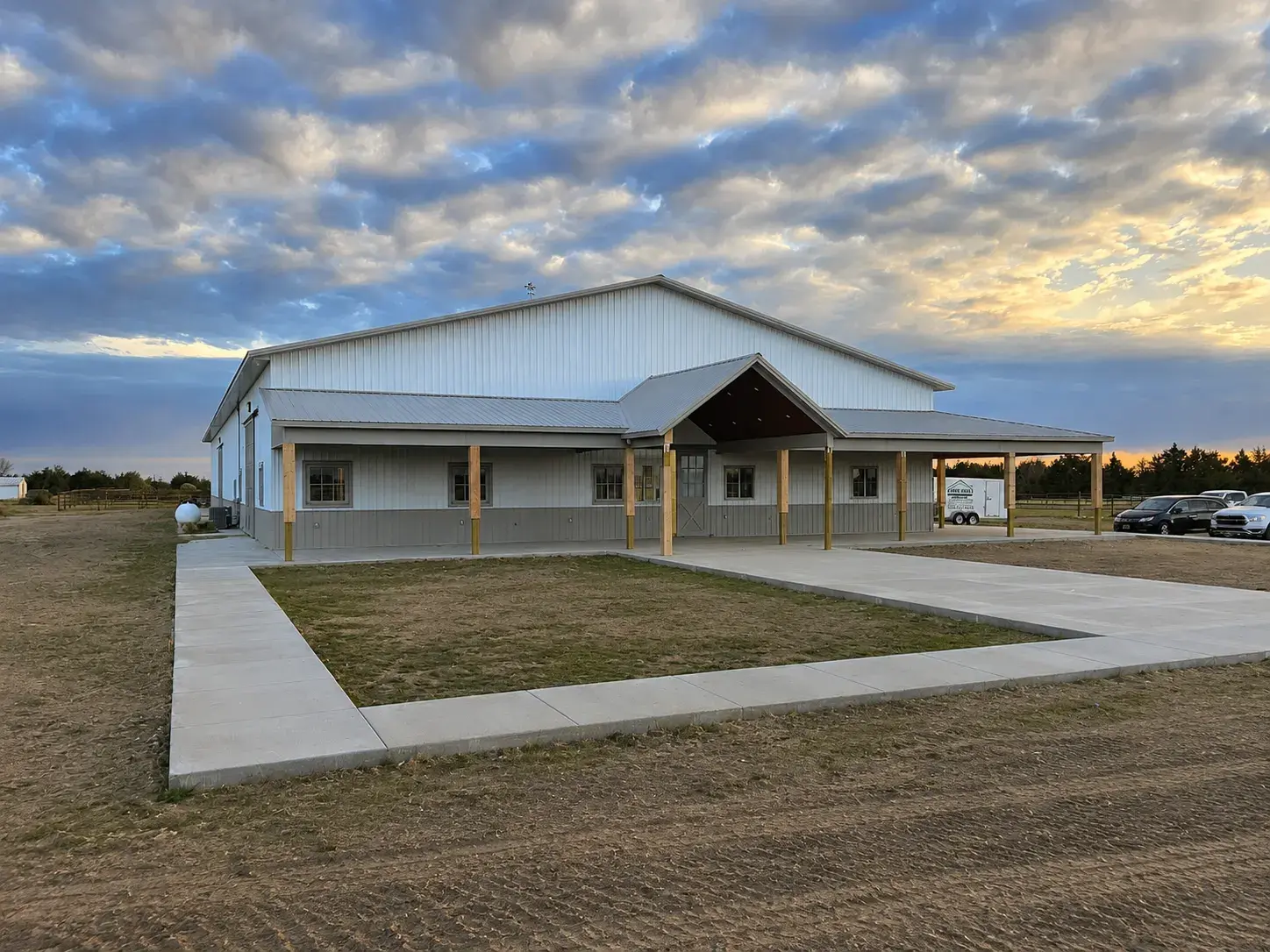 Insulated horse barn from the EPS equestrian collection