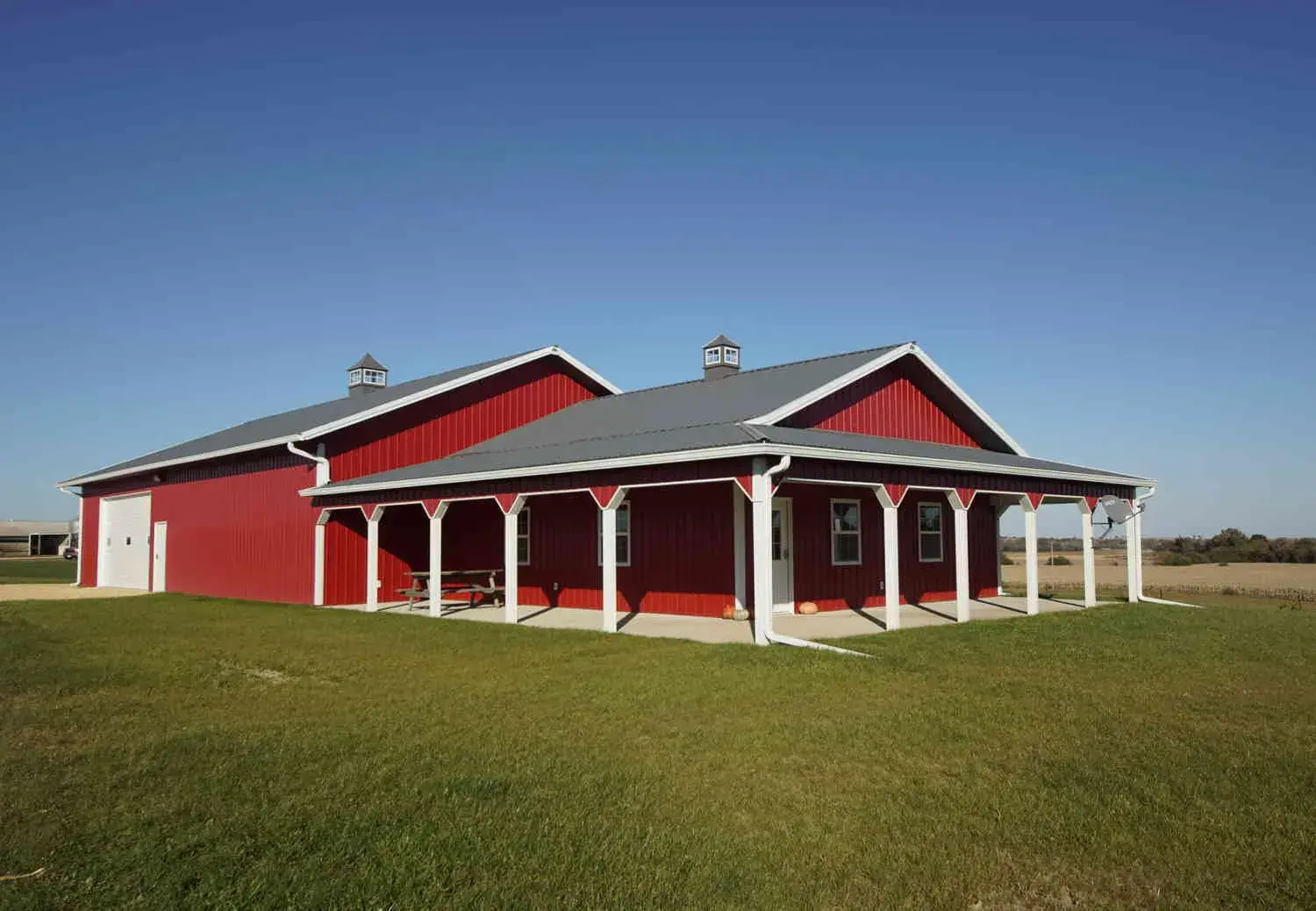 Horse barn exterior from the EPS equestrian collection