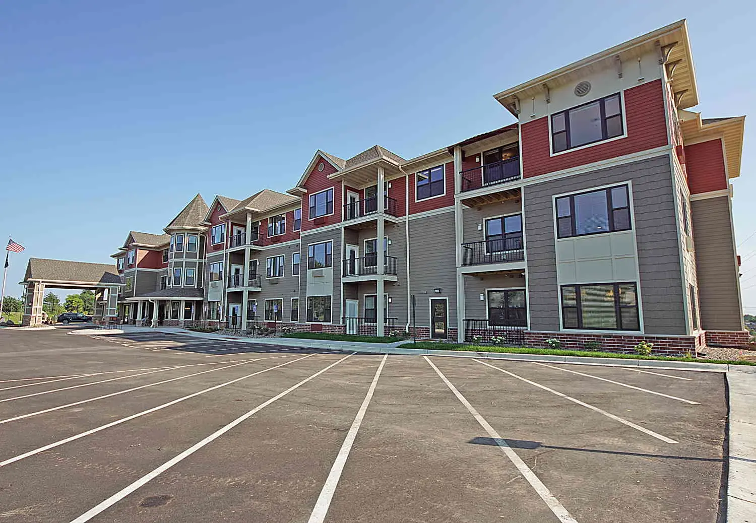 Multi-family building exterior from the EPS multi-family collection