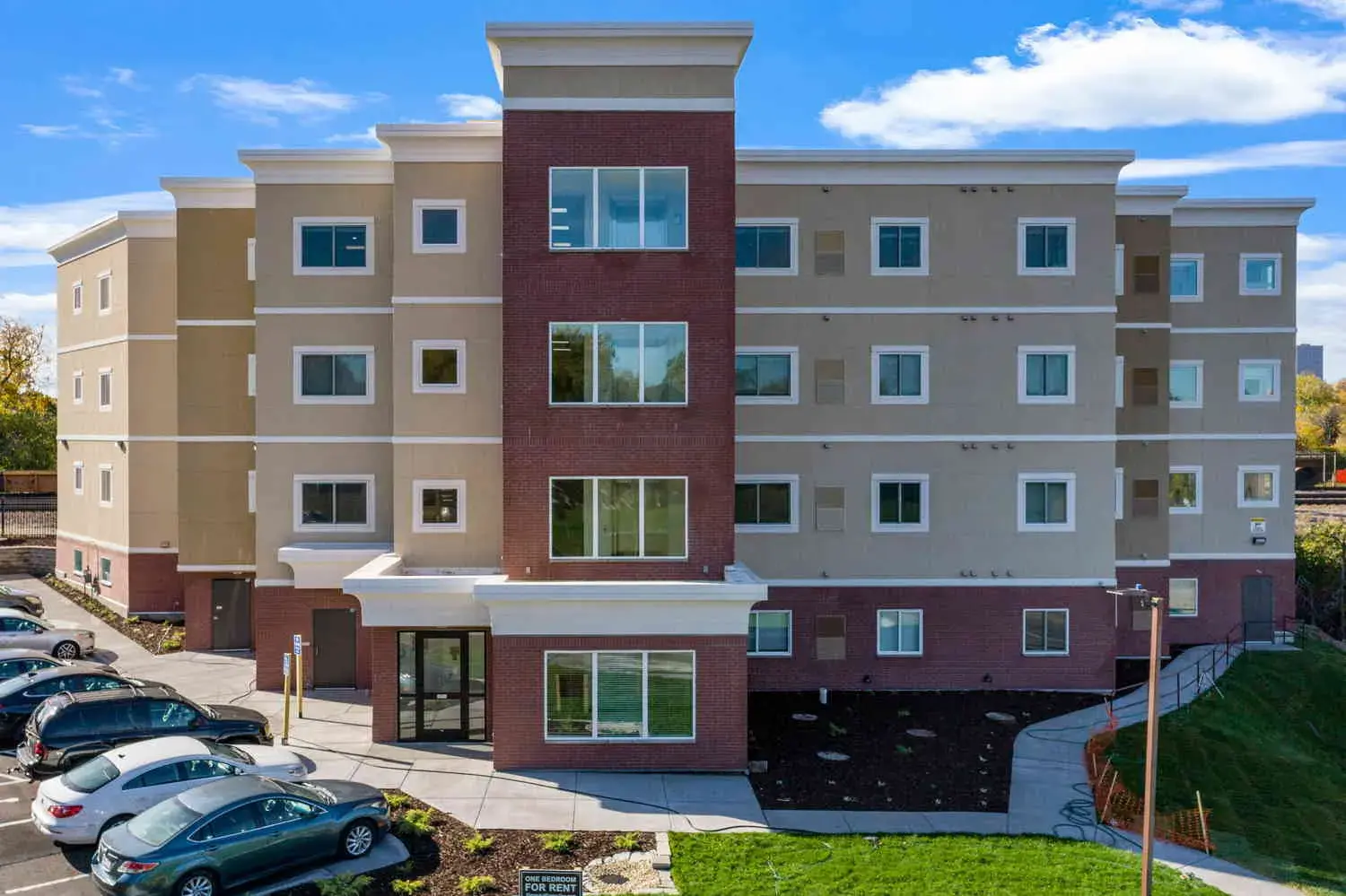 Duplex or small apartment building from the EPS multi-family collection