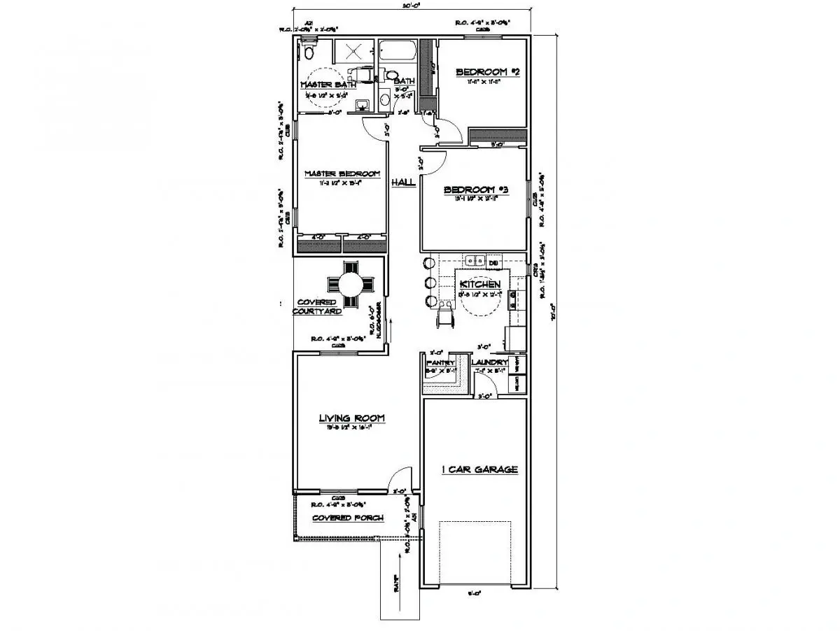 Green Ranch floor plan