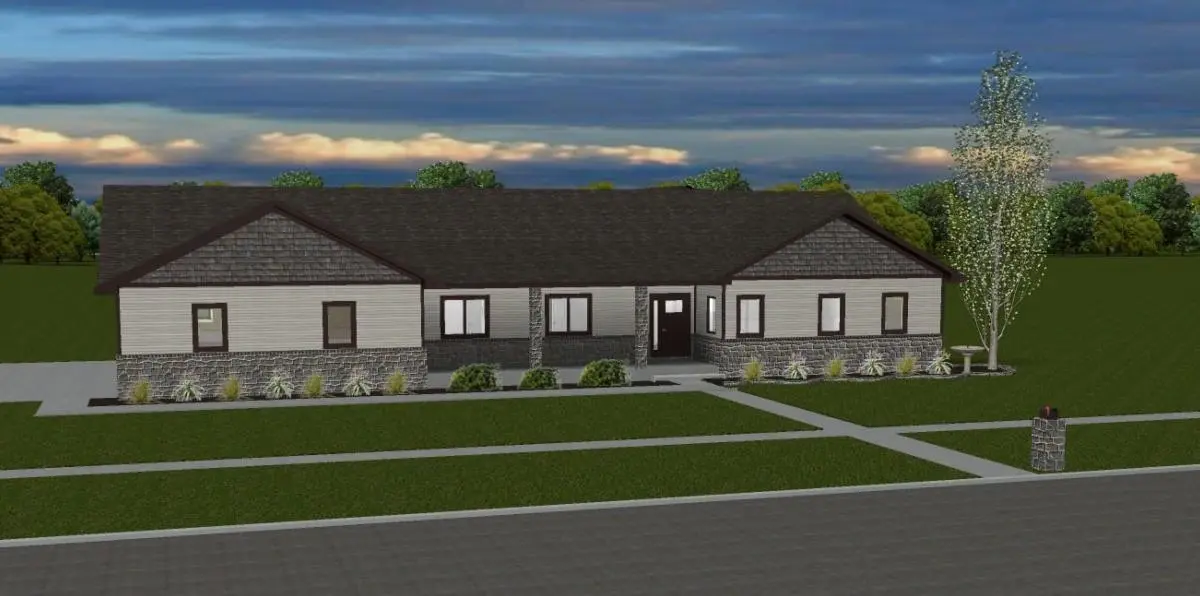 Woodland elevation / rendering