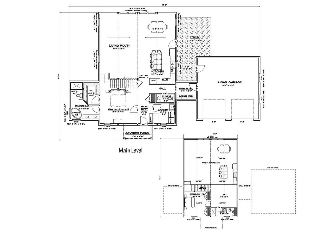 Clare Marie floor plan