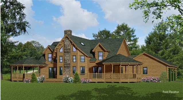 Baltic floor plan view 1 - Big Twig Homes