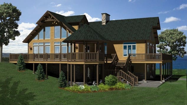 Bayside floor plan view 2 - Big Twig Homes
