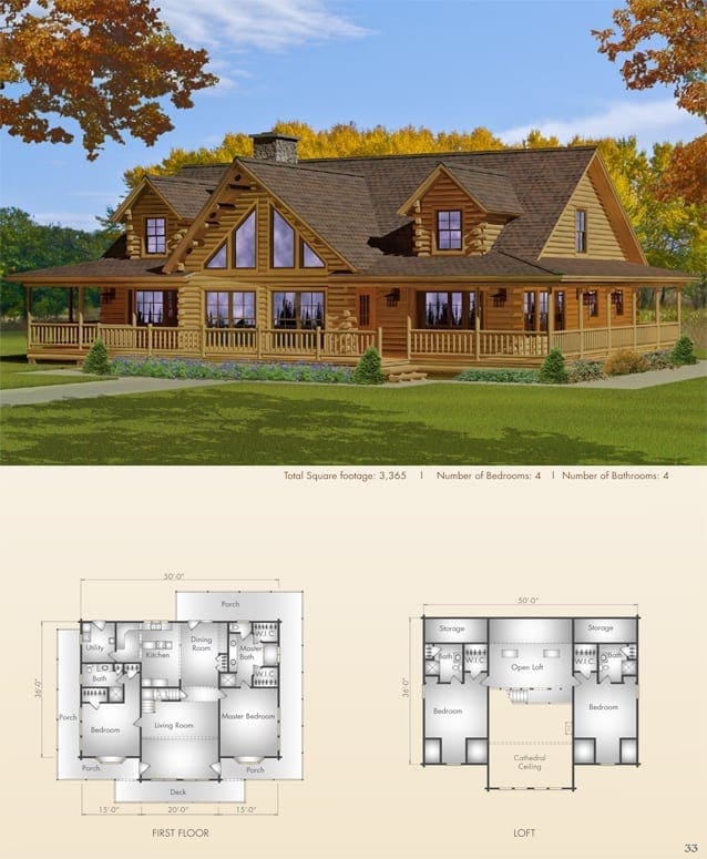 Bonanza floor plan view 2 - Big Twig Homes