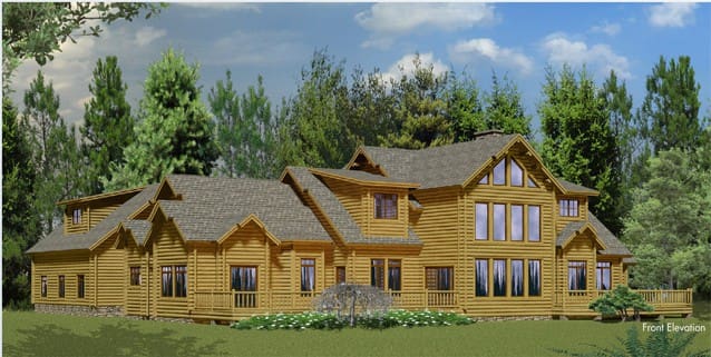 Contemporary floor plan view 1 - Big Twig Homes