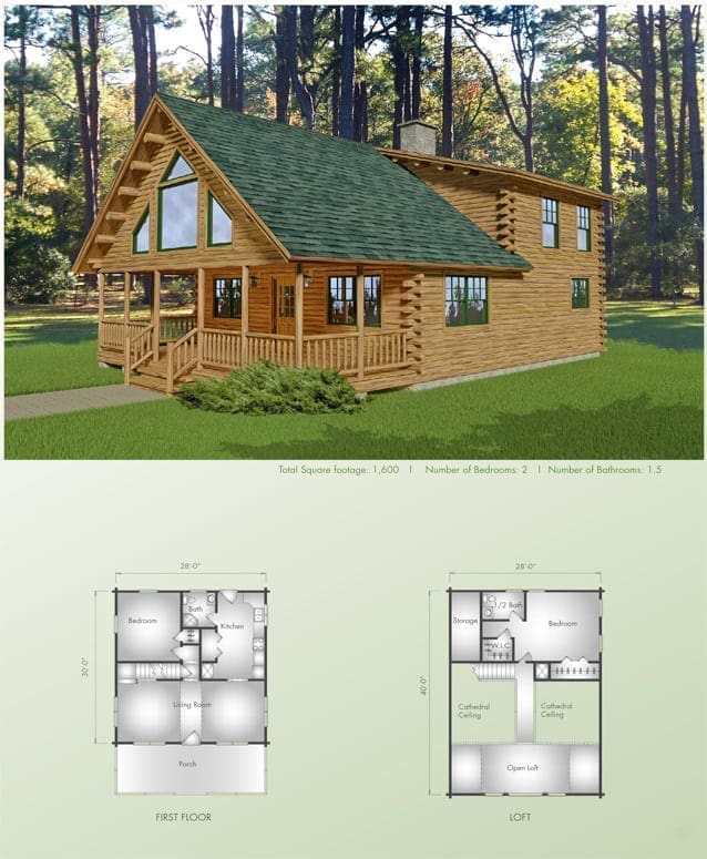 Denali floor plan view 2 - Big Twig Homes