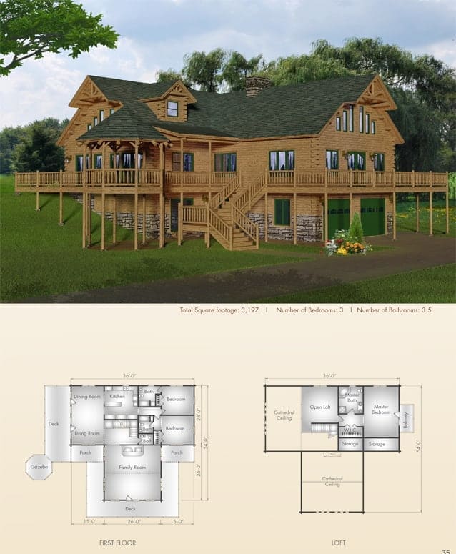 Extreme floor plan view 2 - Big Twig Homes