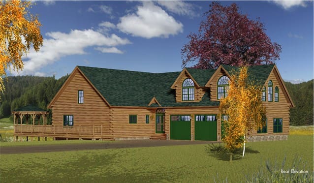 Hennessey floor plan view 1 - Big Twig Homes