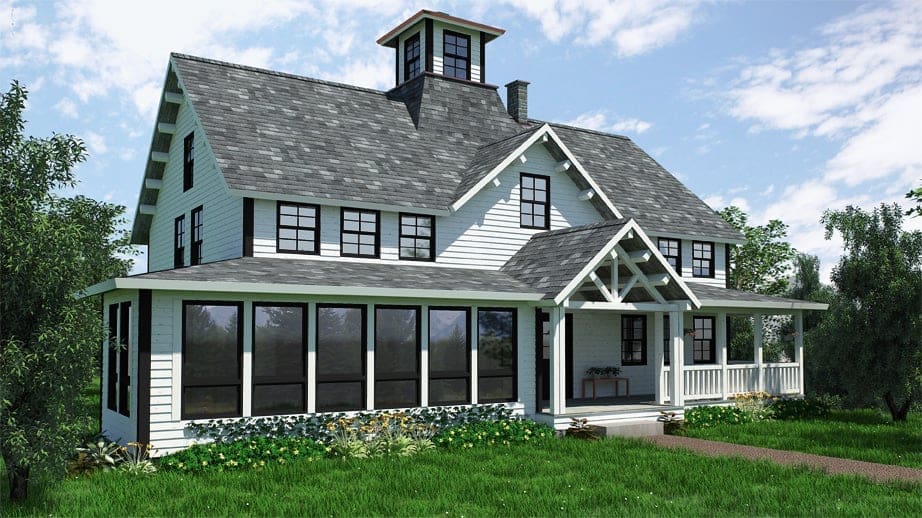 Homestead floor plan - Big Twig Homes