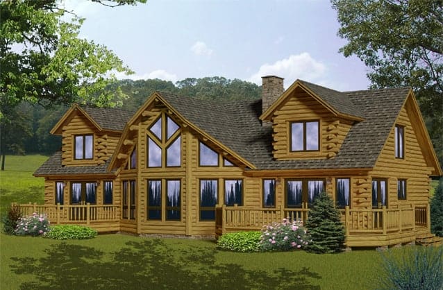 Lakeview floor plan view 1 - Big Twig Homes