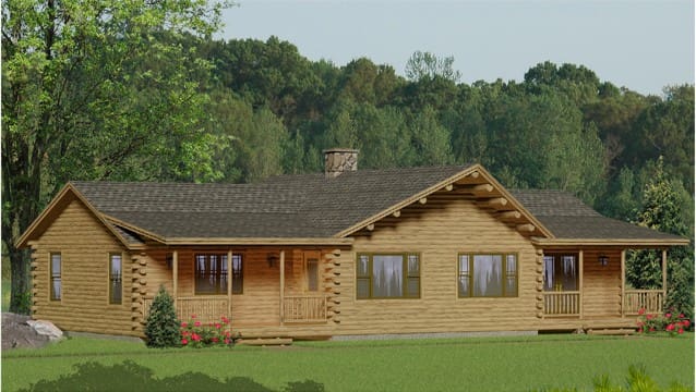 Lilly Pond floor plan view 1 - Big Twig Homes