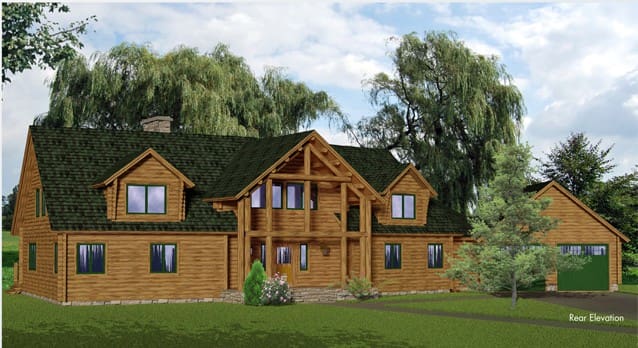 Moose floor plan view 1 - Big Twig Homes