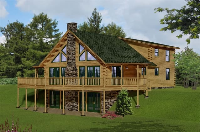 Outpost floor plan view 1 - Big Twig Homes