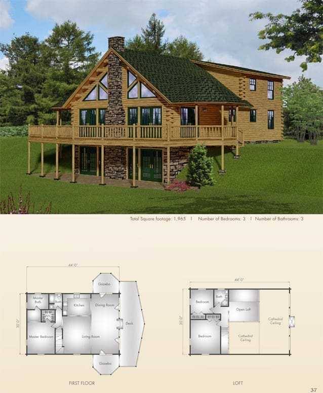 Outpost floor plan view 2 - Big Twig Homes