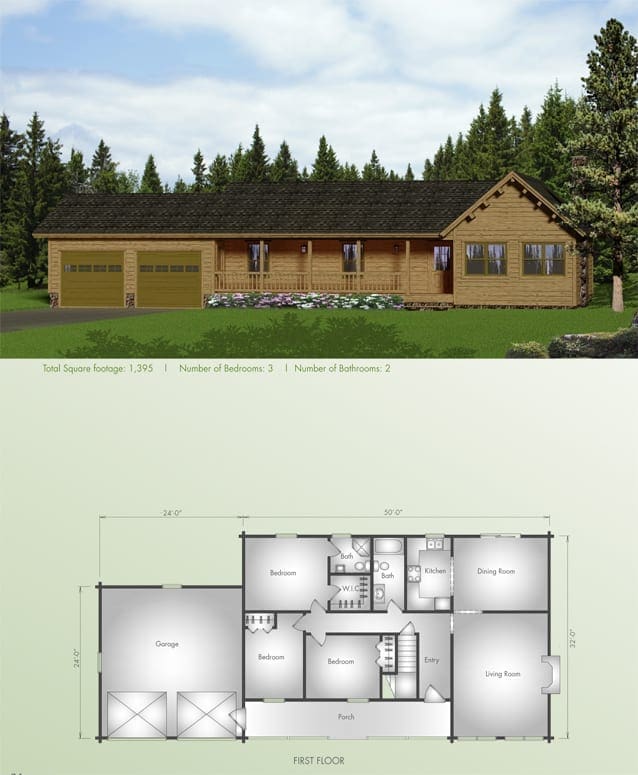 Phoenix floor plan view 2 - Big Twig Homes