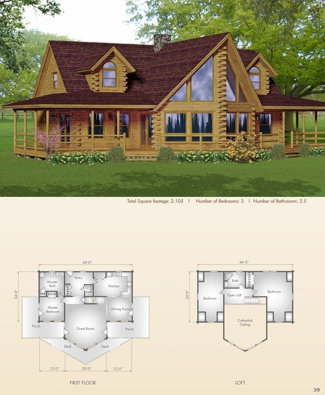 Plantation floor plan view 2 - Big Twig Homes