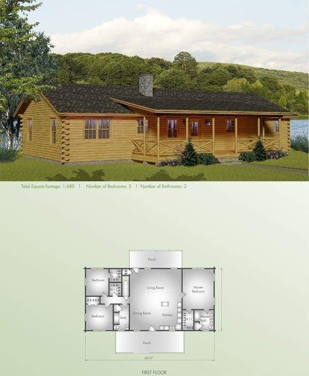 Savannah floor plan view 2 - Big Twig Homes