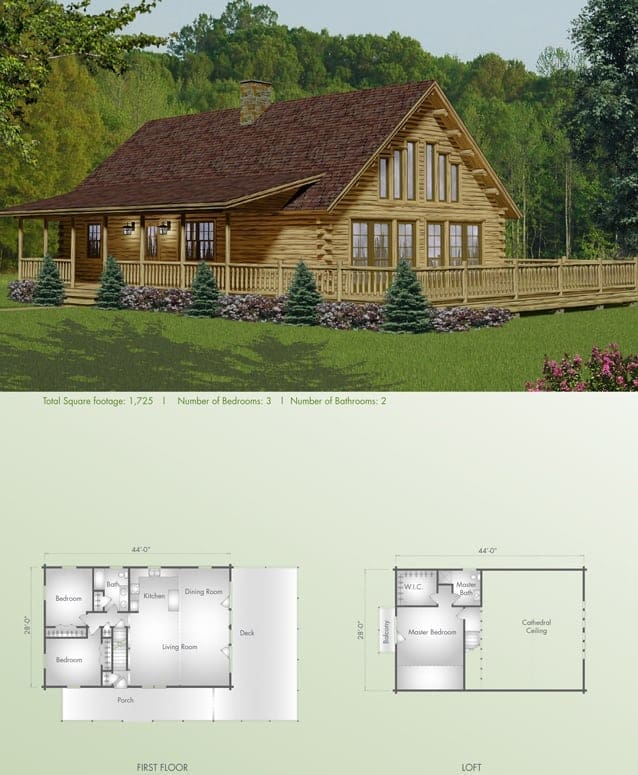 Senator floor plan view 2 - Big Twig Homes