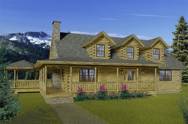 Shasta floor plan view 1 - Big Twig Homes