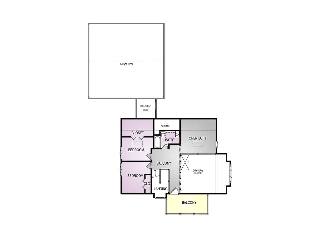 Timberline floor plan view 3 - Big Twig Homes