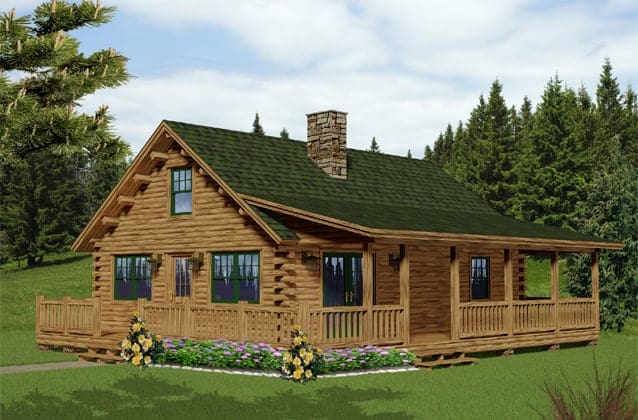Traveler floor plan view 1 - Big Twig Homes