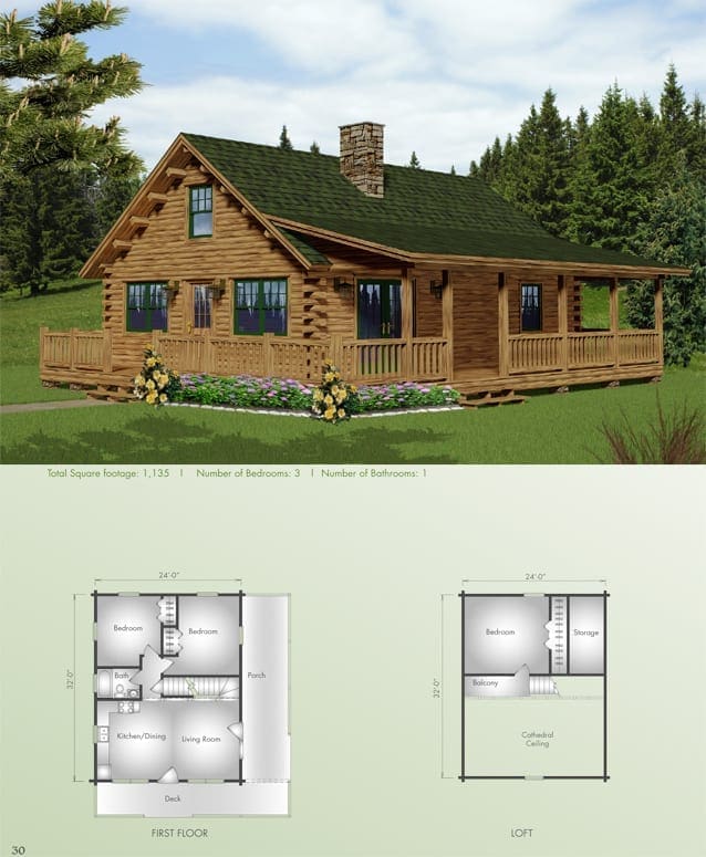 Traveler floor plan view 2 - Big Twig Homes