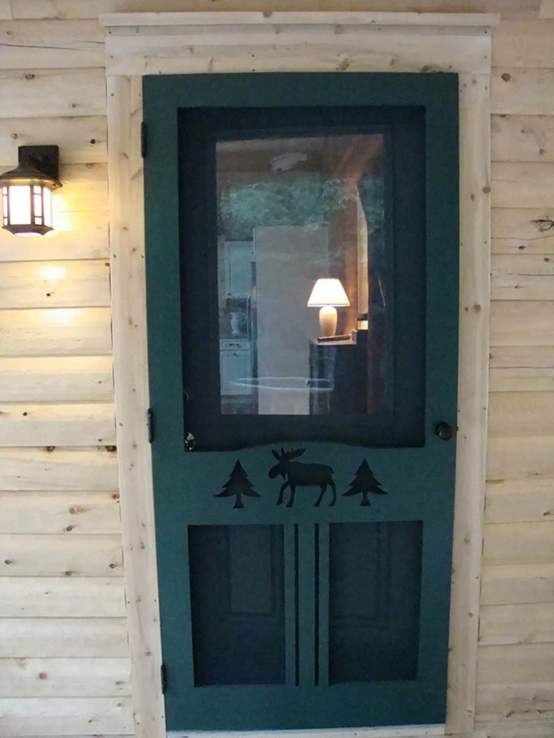 The front door of the Peacock home.