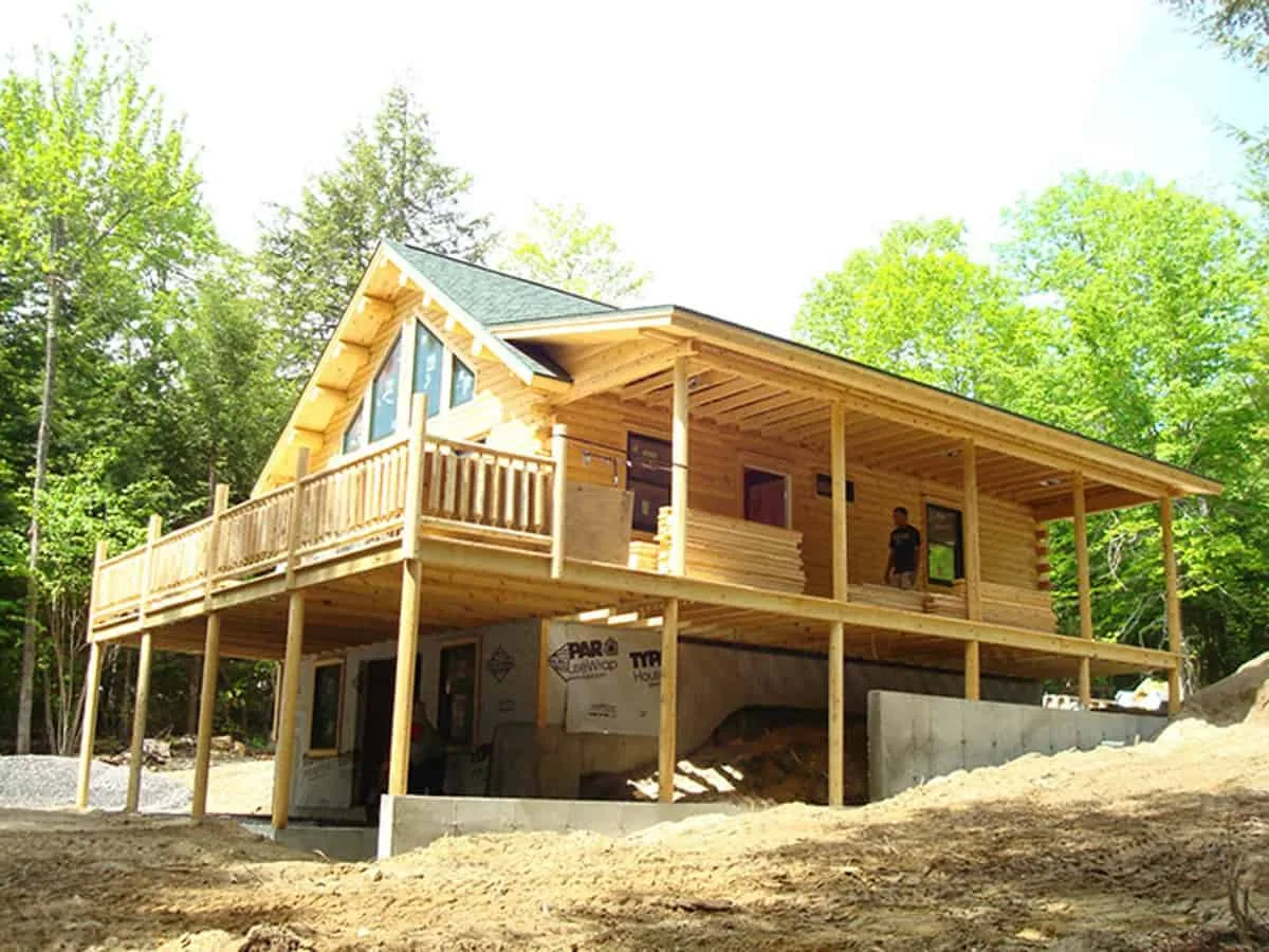 resilient log homes