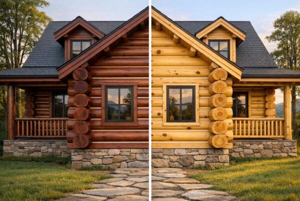 Cedar vs. Pine for Appalachian Log Homes
