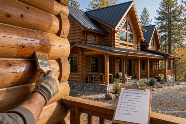 Log Home Maintenance Tips After Build